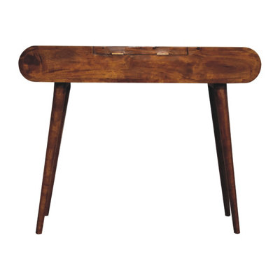 Artisan Furniture Solid Wood Chestnut Mirror Dressing Table