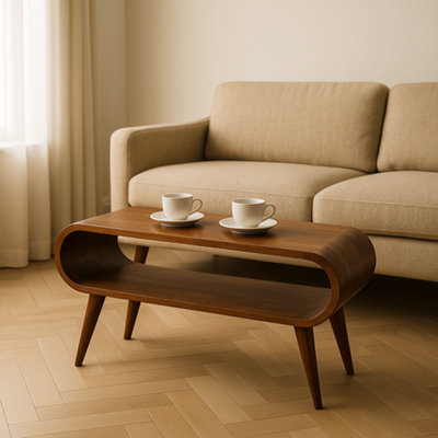 Artisan Furniture Solid Wood Amaya Nordic Style Coffee Table Grain