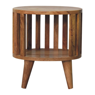 Artisan Furniture Solid Wood Ariella Single Shelf Bedside from B&Q
