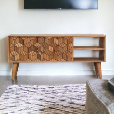 Artisan Furniture Solid Wood Cubana Media Unit from B&Q