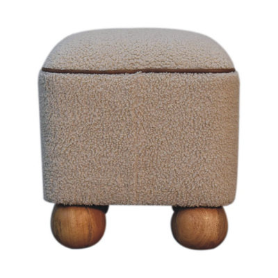 Artisan Furniture Serenity Footstool With Ball Feet from B&Q