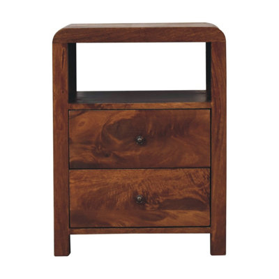 Artisan Furniture Solid Wood Aspen Bedside - Brown - Image 3