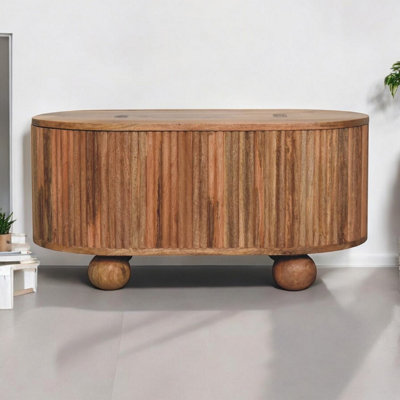 Artisan Furniture Solid Wood Soba Ball Lid-Up Coffee Table from B&Q