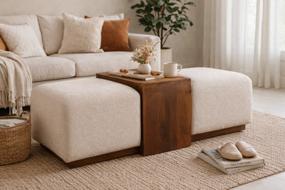 Artisan Furniture Solid Wood Arden Bench Duo from B&Q