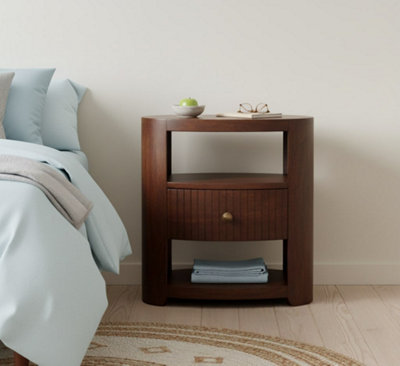 Artisan Furniture Solid Wood Bordeaux Bedside from B&Q