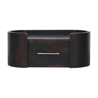 Artisan Furniture Solid Wood Valencia Wall-Mounted Bedside - Brown - Image 4