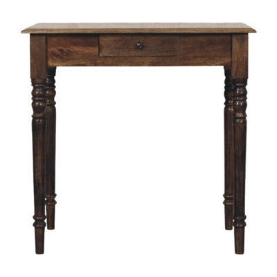 Artisan Furniture Solid Wood Heritage Turned-Leg Desk - Brown - Image 3