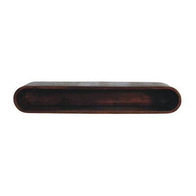 Artisan Furniture Solid Wood Arc Wall-Mounted Media Console from B&Q