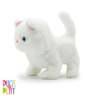 Pugs at Play Interactive Walking Cat Plush Toy - Image 9