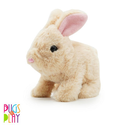 Pugs at Play - Interactive Jumping Rabbit Plush Soft Toy - Image 6