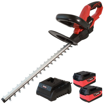 Excel Tools Excel 18V Hedge Trimmer Cutter With 2 X 5.0Ah Battery & Fast Charger Exl5234