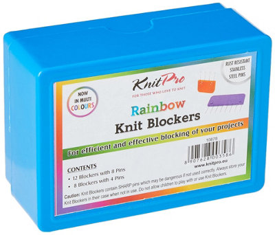 B&Q -  K/blockers Pk20 RbowRainbow Knit Blockers: 20 PiecesKnitpro