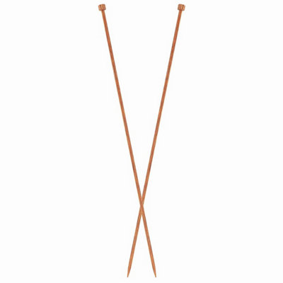 B&Q -  Ginger Sp 25X3.00Ginger: Knitting Pins: Single-Ended: 25Cm X 3.00mmKnitpro