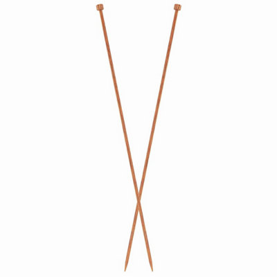 B&Q -  Ginger Sp 25X3.50Ginger: Knitting Pins: Single-Ended: 25Cm X 3.50mmKnitpro