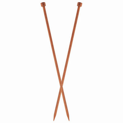 Groves Of Thames Ginger Sp 30X5.50 - Ginger: Knitting Pins: Single-Ended: 30Cm X 5.50Mm - Knitpro