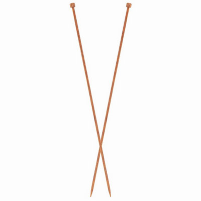 B&Q -  Ginger Sp 35X3.25Ginger: Knitting Pins: Single-Ended: 35Cm X 3.25mmKnitpro