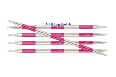 B&Q -  Smart Stix: Knitting Pins: Double-Ended: Pink: Set Of 5: 14Cm X 3.00mm
