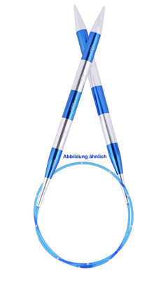 B&Q -  Smart Stix: Knitting Pins: Circular: Fixed: Blue: 60Cm X 6.00mm