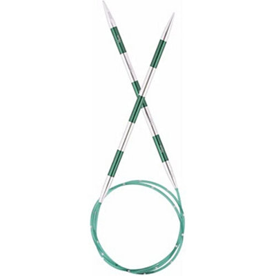 B&Q -  Smart Stix: Knitting Pins: Circular: Fixed: Green: 80Cm X 3.75mm