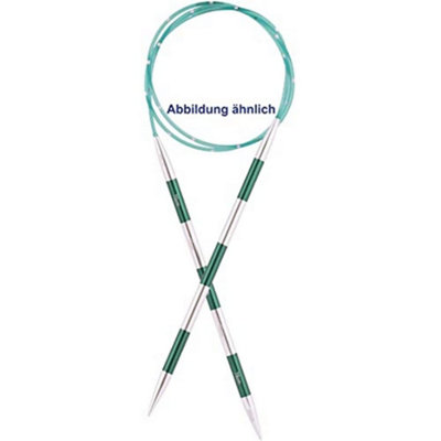 B&Q -  Smart Stix: Knitting Pins: Circular: Fixed: Green: 80Cm X 6.00mm