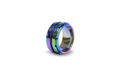 B&Q -  R/bow R/count Size 11Row Counter: Rainbow: Ring Size 11Knitpro