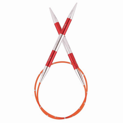 B&Q -  Smart Stix: Knitting Pins: Circular: Fixed: Red: 40Cm X 2.75mm