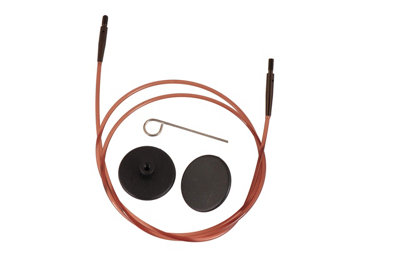 B&Q -  Cable 28Cm BrownCable: Circular: Interchangeable: Brown: 28CmKnitpro