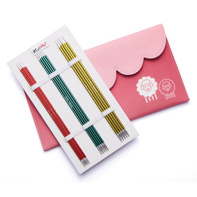 KnitPro Zing 20cm Knitting Needle Set - Aluminium/Silver - Image 3