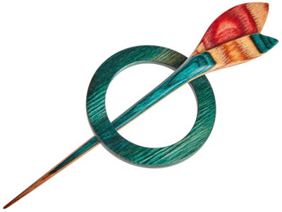 Groves Of Thames Shawl Pin Lily - Symfonie: Flora: Shawl Pin: Lily - Knitpro