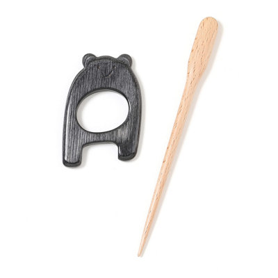 B&Q -  Shawl Pin Lazy BearSymfonie: Flora: Shawl Pin: Lazy BearKnitpro