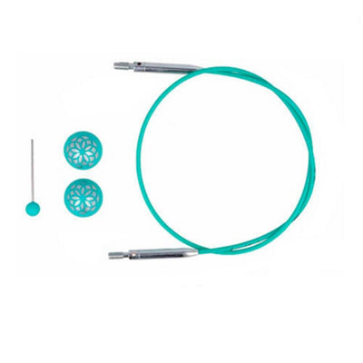 B&Q -  M/ful S/cable Ic 94CmThe Mindful Collection: 360 Swivel Cable: Interchangeable: 94CmKnitpro