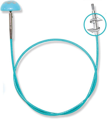 Groves Of Thames M/ful S/cable Ic 56CmThe Mindful Collection: 360 Swivel Cable: Interchangeable: 56CmKnitpro from B&Q