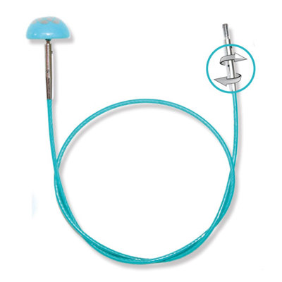 B&Q -  M/ful S/cable Ic 28CmThe Mindful Collection: 360 Swivel Cable: Interchangeable: 28CmKnitpro