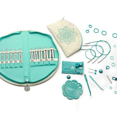 B&Q -  M/ful Ic Set 10Cm WThe Mindful Collection: Knitting Pin Set: Circular: Interchangeable (10Cm): WarmthKnitpro