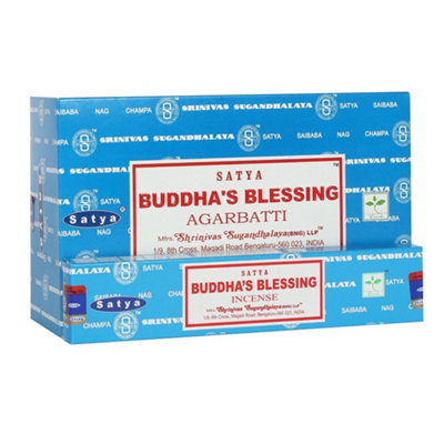 B&Q -  12 Packs Of Buddha's Blessing Incense Sticks By Satya
