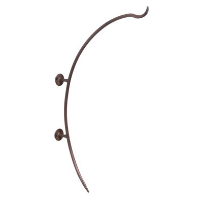  - Curve Copper Metal Hanging Basket Bracket