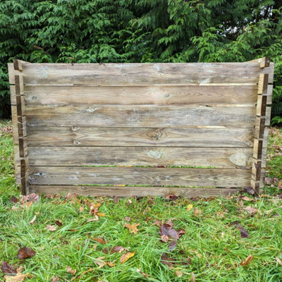 893 Litre Wooden Compost Bin - Large Composter by Woven Wood™ - 3
