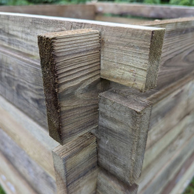 893 Litre Wooden Compost Bin - Large Composter by Woven Wood™