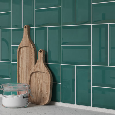 Shop green kitchen tiles.
