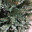 8ft (240cm) Premier Slim California Green Christmas Tree PVC Hinged Branches