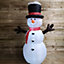 8ft (245cm) LED Outdoor Christmas Inflatables Snowman Indoor Light Up Decorations