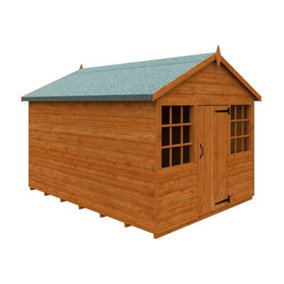 8ft x 6ft (2.35 x 1.75) Wooden Wendyhouse (12mm Tongue and Groove Floor and Roof) (8 x 6) (8x6)