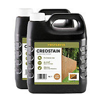 8L Creostain Fence Stain & Shed Paint (Light Brown) - Creosote/Creocoat Substitute - Oil Based Wood Treatment (Free Delivery)