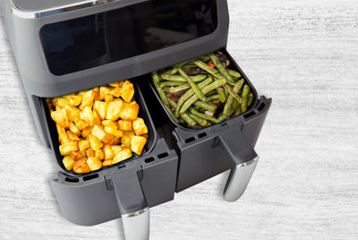 8L Digital Touch Screen Dual Basket Air Fryer - 4