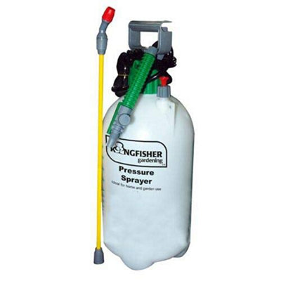 8L Garden Water Pump Sprayer, Multipurpose Pressure Sprayer, Shatterproof and Frost-Resistant