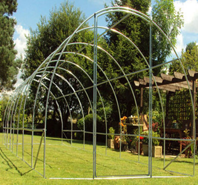 8m x 3m (27' x 10' approx) Pro+ Poly Tunnel Frame Only