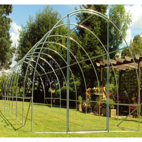 8m x 3m (27' x 10' approx) Pro+ Poly Tunnel Frame Only