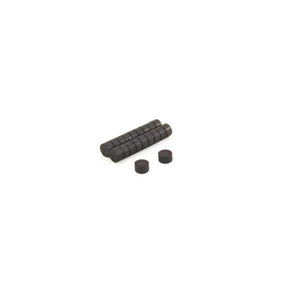 8mm dia x 4mm thick Y10 Ferrite Magnets - 0.084kg Pull (Pack of 20)