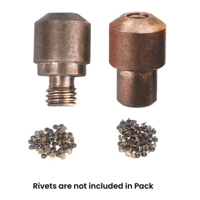 8mm Double Cap Rivet Setting Dies for ZYT Plier, Tubular Rivets Fixing ...
