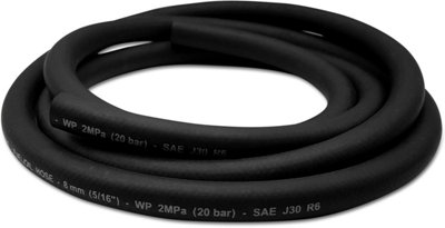 8mm Fuel Hose Reinforced Rubber Hose - Oil-Resistant Flexible Pipe for Engine Fuels Industrial Use  2m Reinforced Rubber Pipe Hose